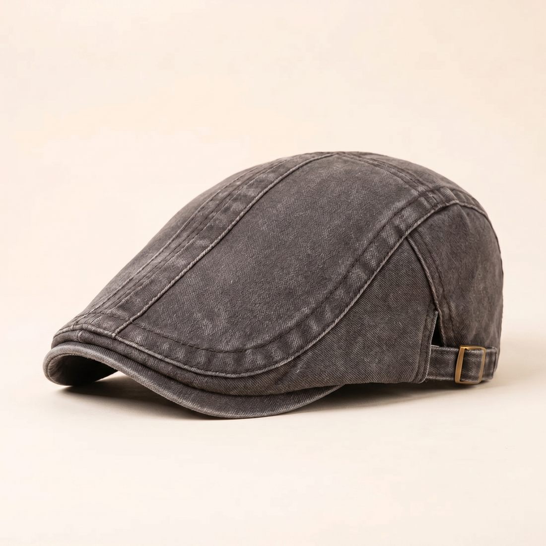Denim-Streifenmütze