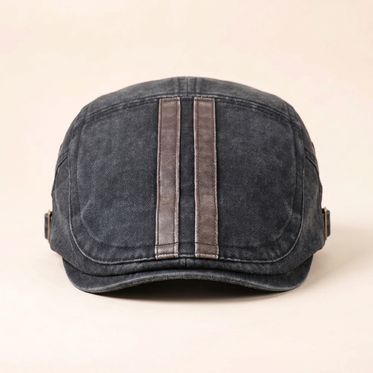 Denim-Streifenmütze