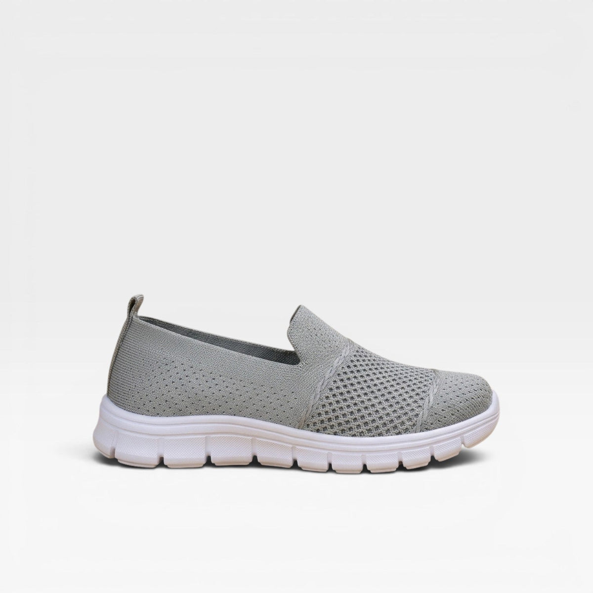 Kvinders Åndbare Strikkede Slip On Sneakers – Letvægt Komfort Træner