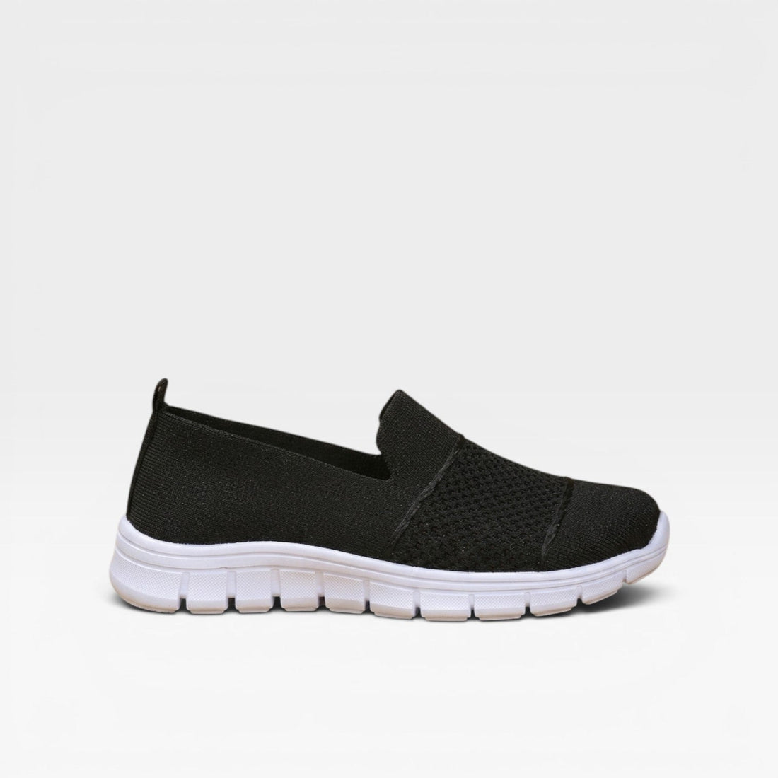 Kvinders Åndbare Strikkede Slip On Sneakers – Letvægt Komfort Træner