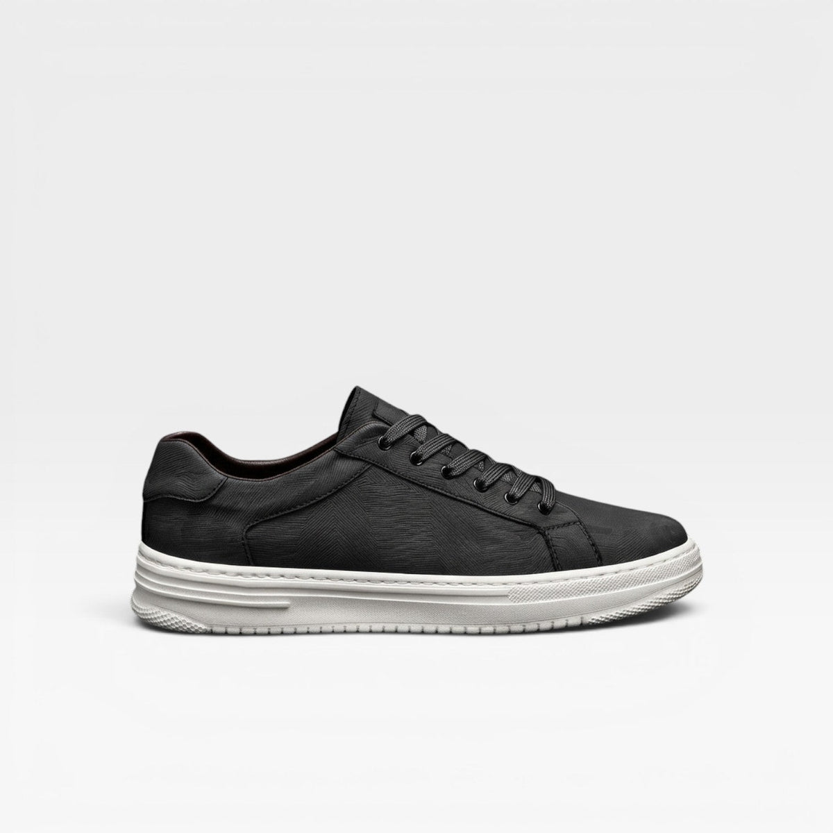Herre Læder Sneakers – Klassiske Snøre Smart Casual Hverdags Sneakers