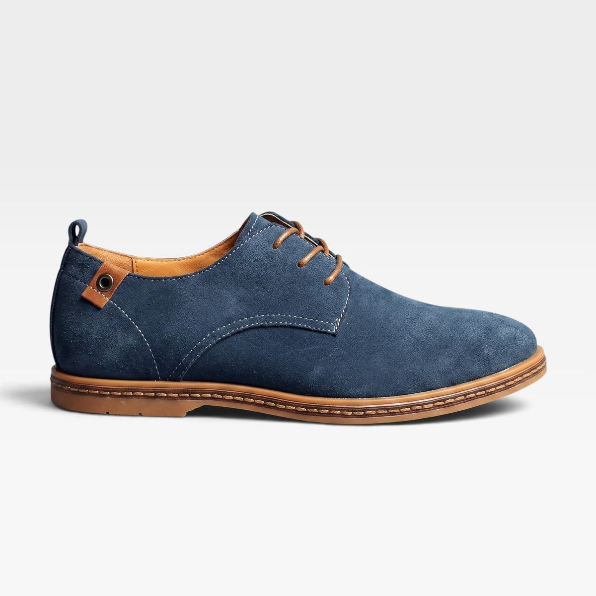 Herre Suede Snøre Derby Sko