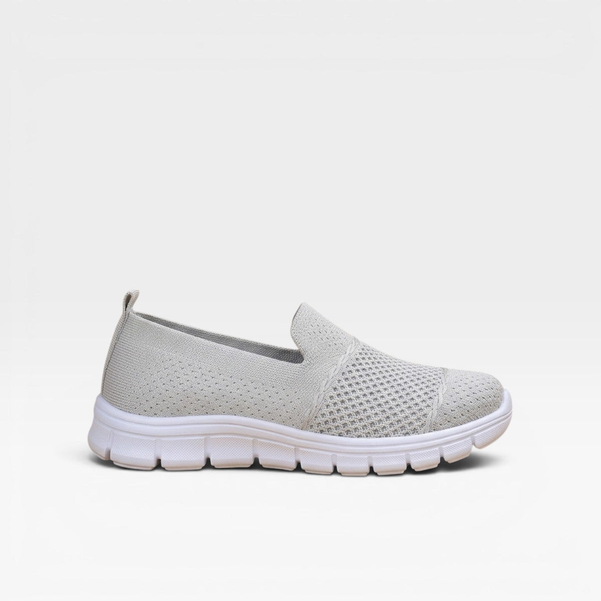 Kvinders Åndbare Strikkede Slip On Sneakers – Letvægt Komfort Træner