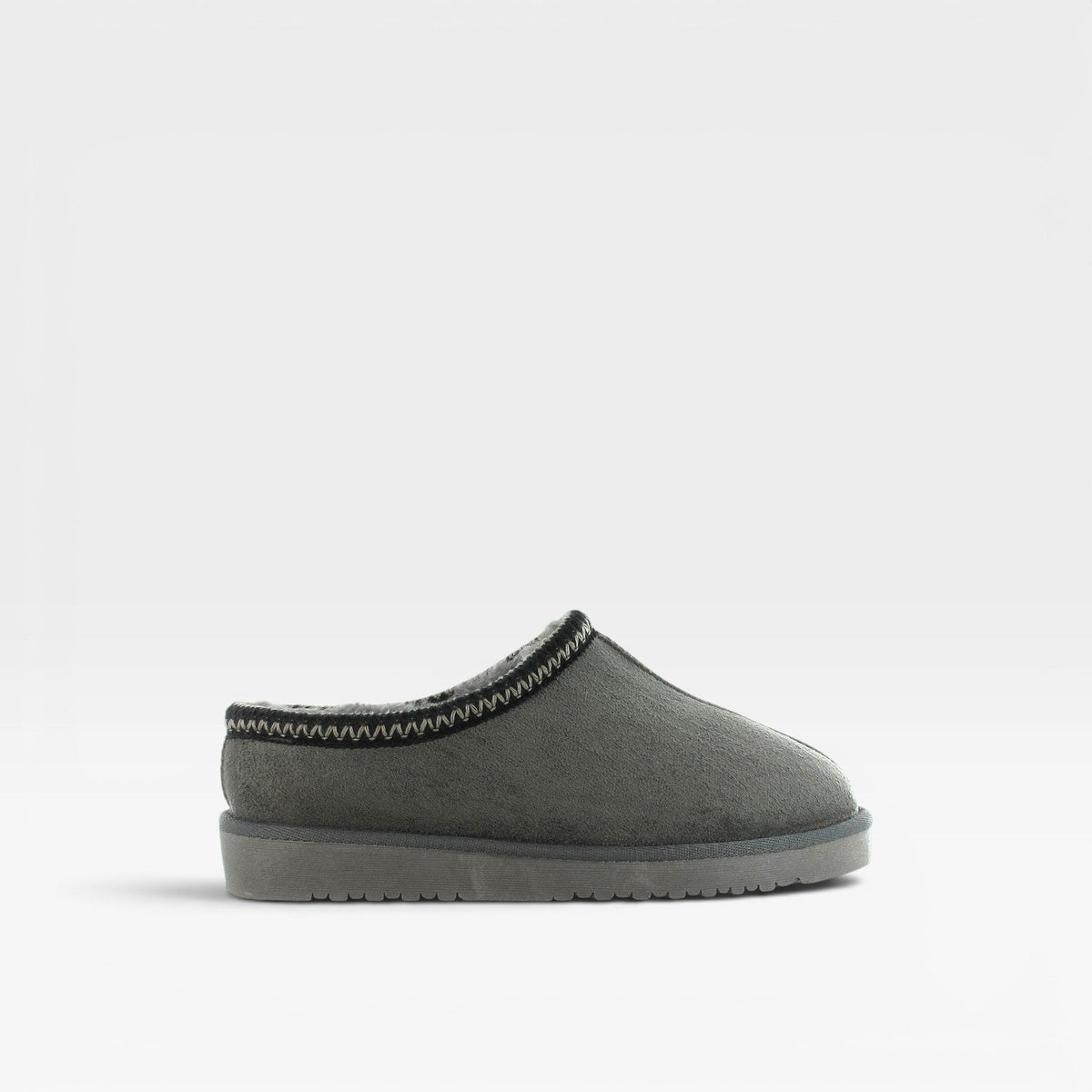 Kvindernes Faux Fur Forede Træsko – Komfortable Suede Slip On Muler til Hverdagens Varme