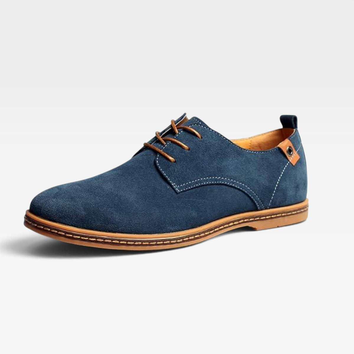 Herre Suede Snøre Derby Sko