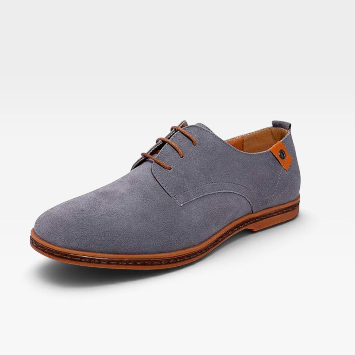 Herre Suede Snøre Derby Sko