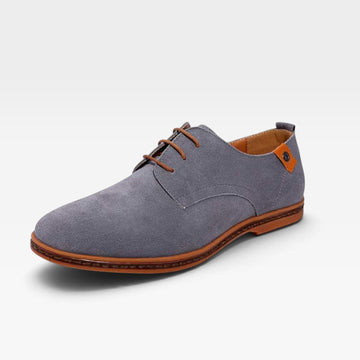 Herre Suede Snøre Derby Sko