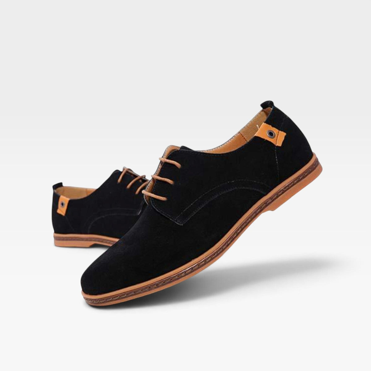 Herre Suede Snøre Derby Sko