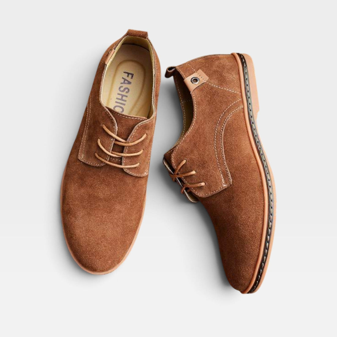 Herre Suede Snøre Derby Sko