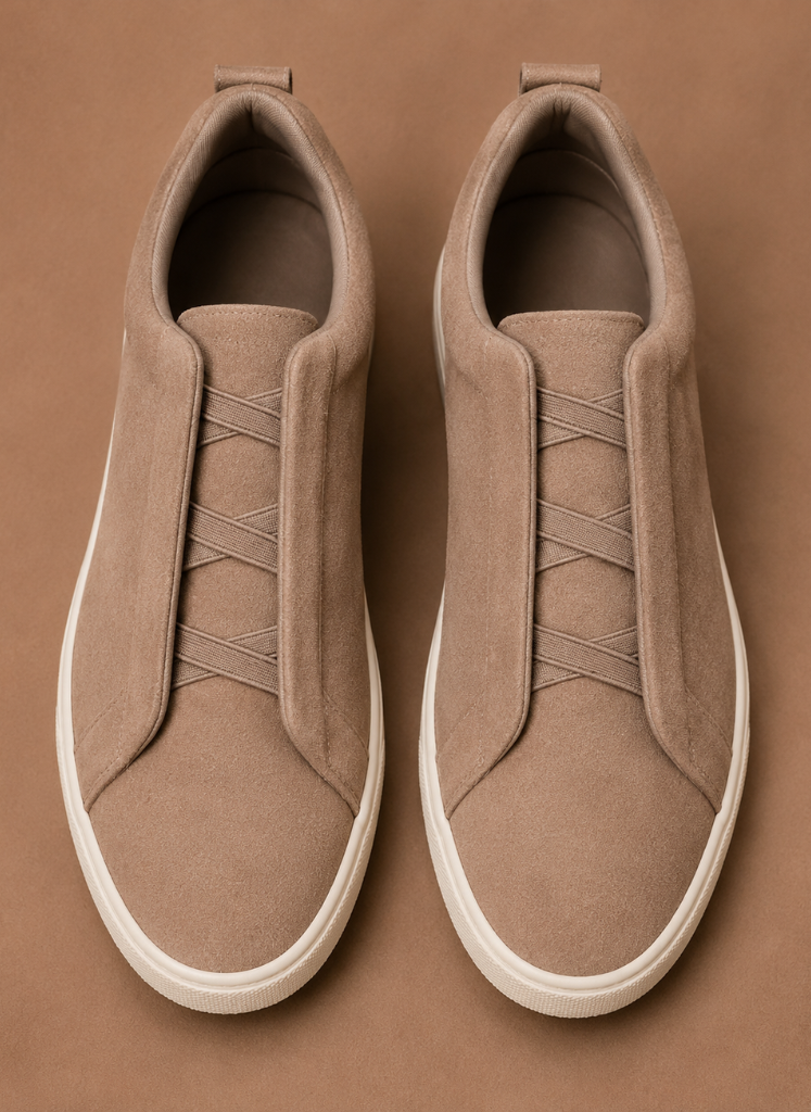Herre Slip-On Sues Sneakers – Casual Sko | Areleon