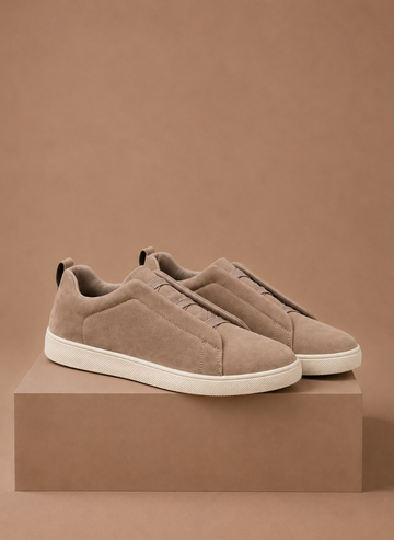 Herre Slip-On Sues Sneakers – Casual Sko | Areleon