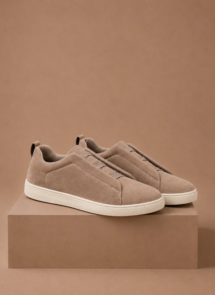 Herre Slip-On Sues Sneakers – Casual Sko | Areleon
