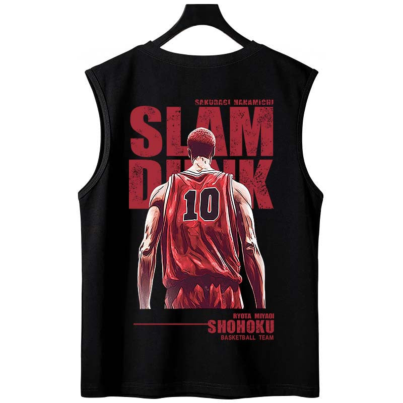 Herre Graphic Tank Top Afslappet Ærmeløs Træningsskjorte