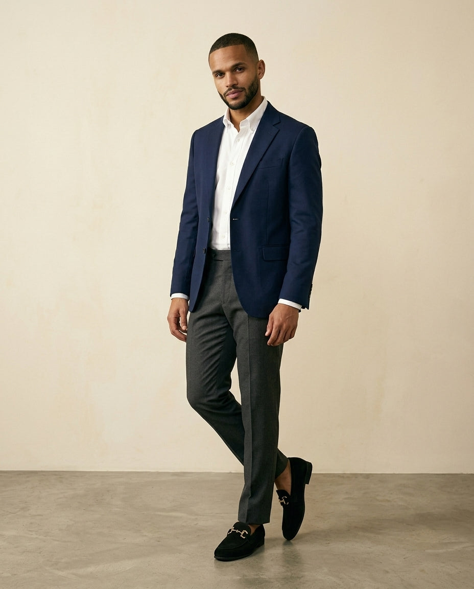 Suedes Horsebit Loafer Sort