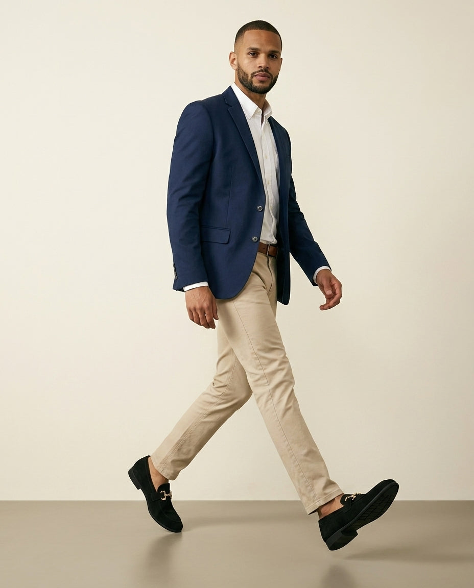 Suedes Horsebit Loafer Sort