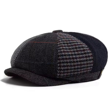 Uld Patchwork Kasket