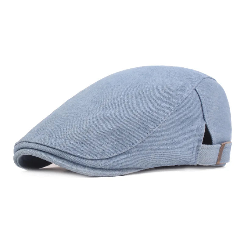 Raw Denim-Schiebermütze