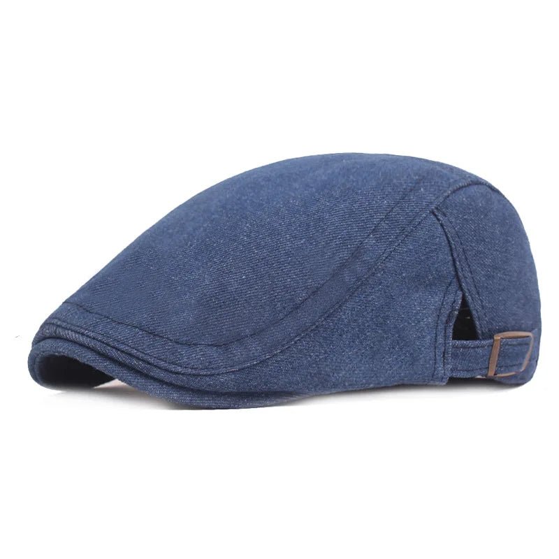 Raw Denim-Schiebermütze
