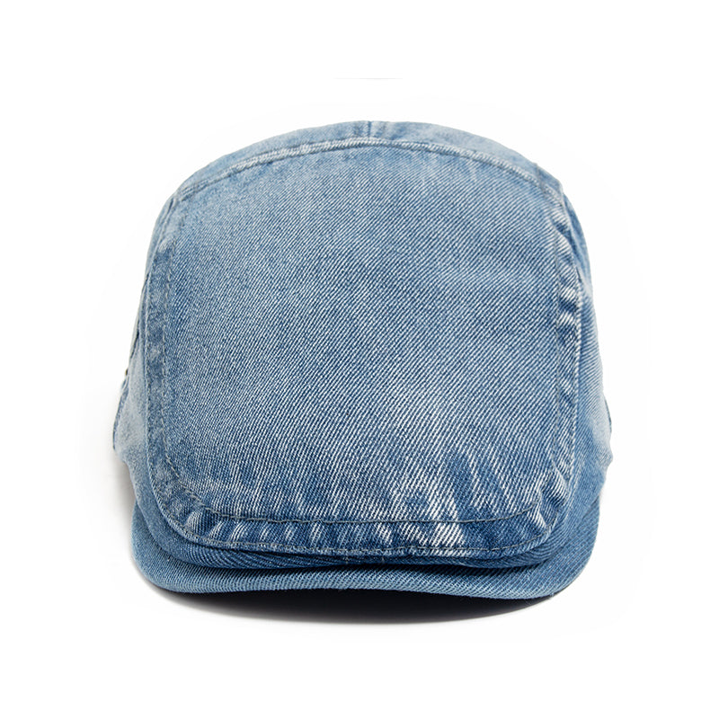 Stonewashed Denim-Schiebermütze