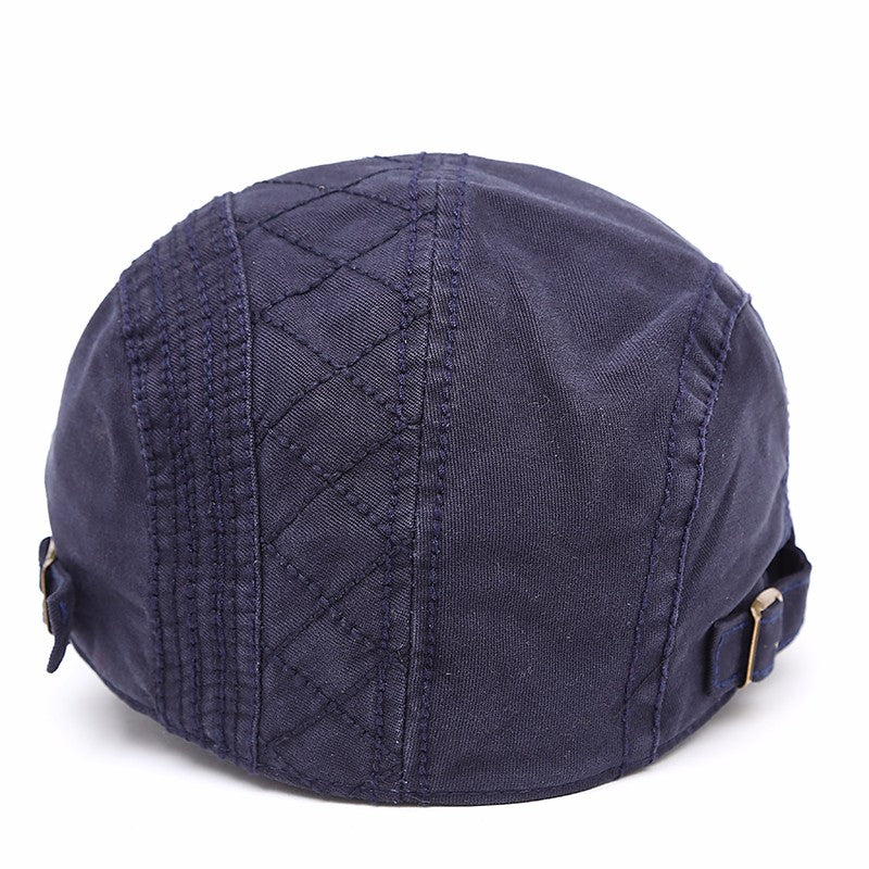 Gesteppte Baumwoll-Schiebermütze