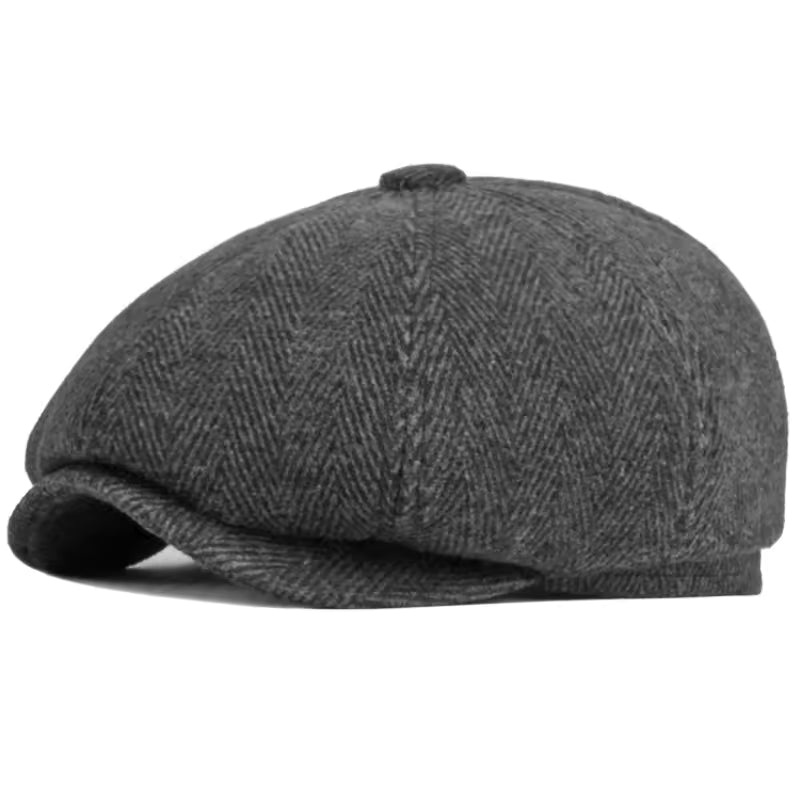 Herringbone Øreklap Kasket
