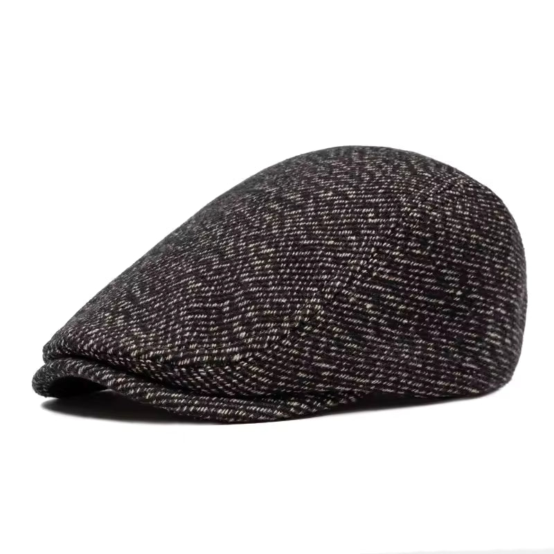 Tweed-Schiebermütze