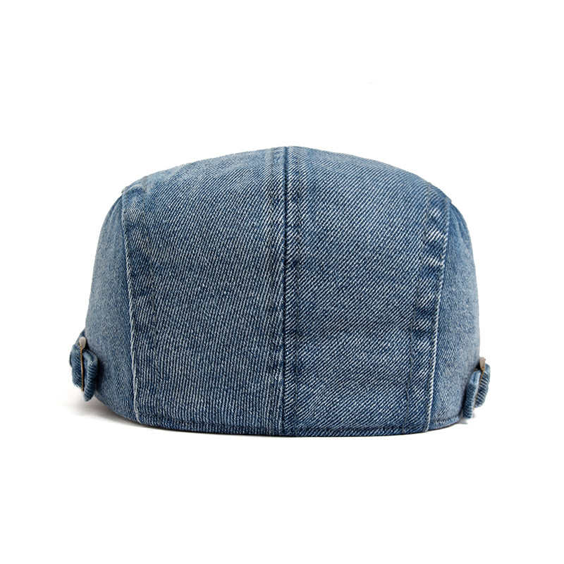 Stonewashed Denim-Schiebermütze