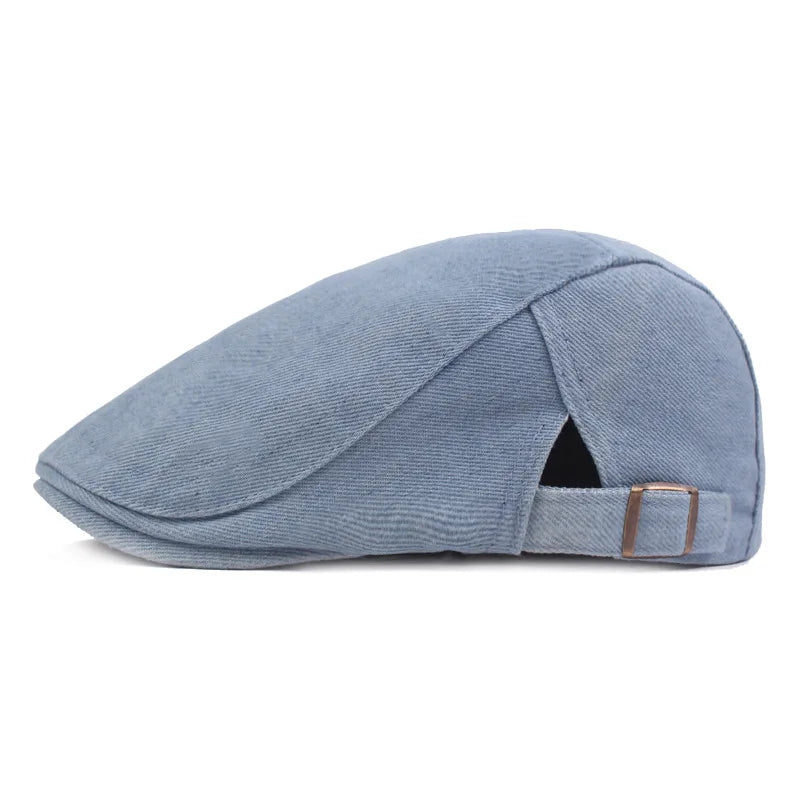 Raw Denim-Schiebermütze