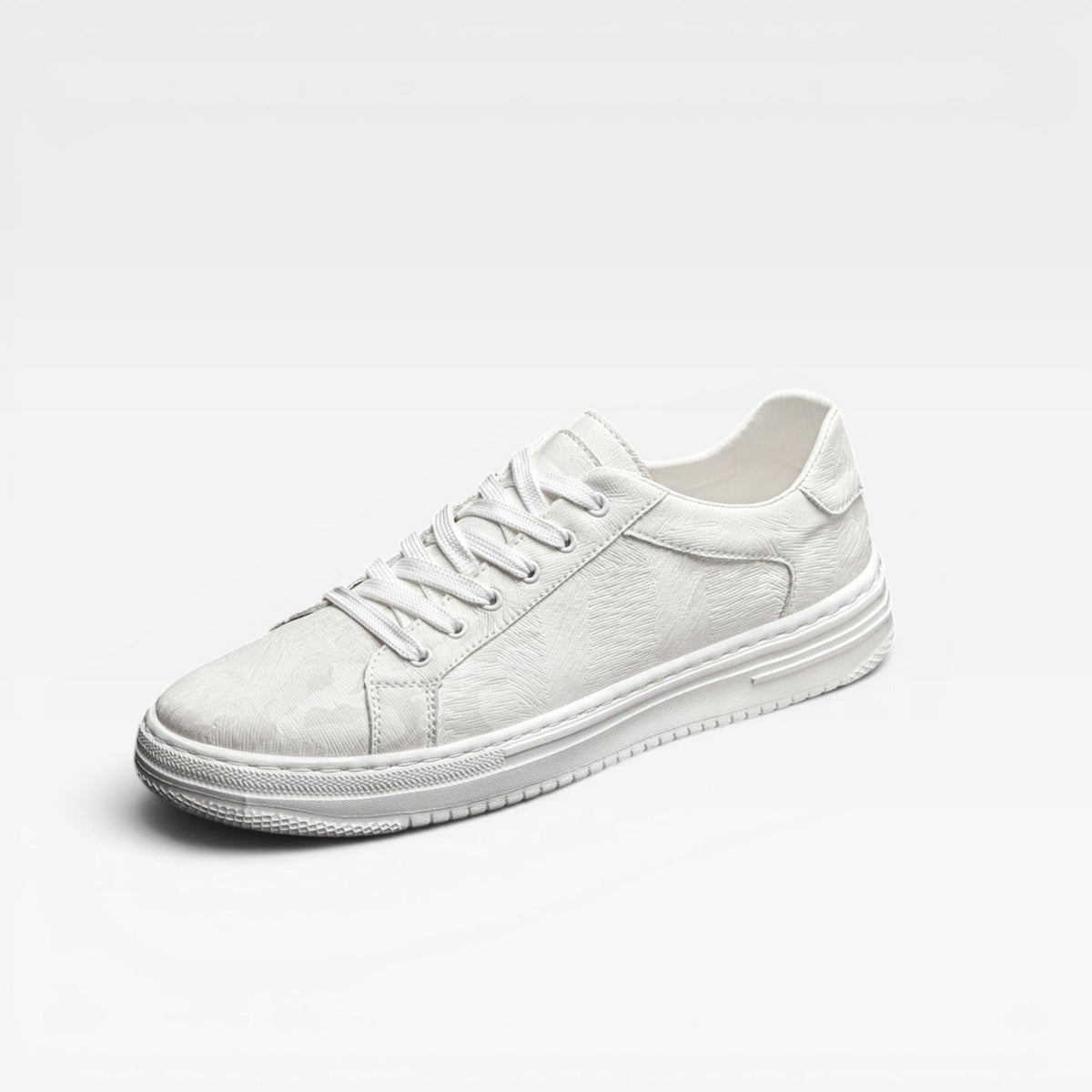 Herre Læder Sneakers – Klassiske Snøre Smart Casual Hverdags Sneakers