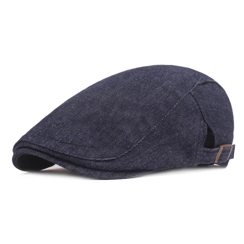 Raw Denim-Schiebermütze