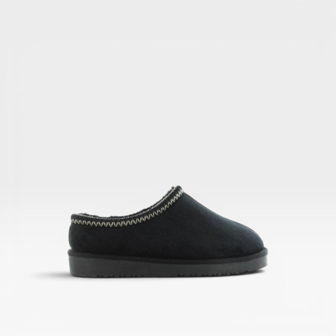 Kvindernes Faux Fur Forede Træsko – Komfortable Suede Slip On Muler til Hverdagens Varme