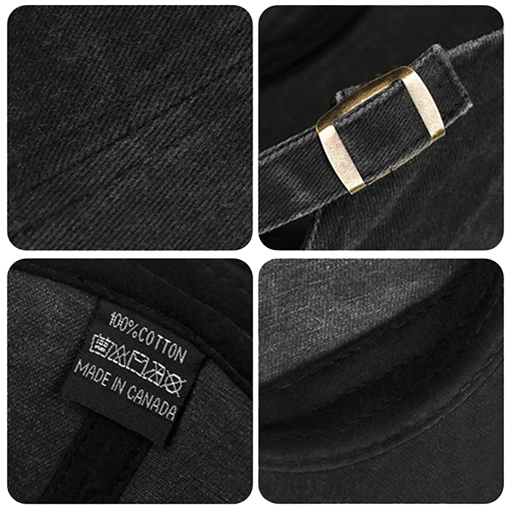 Vintage Washed-Schiebermütze