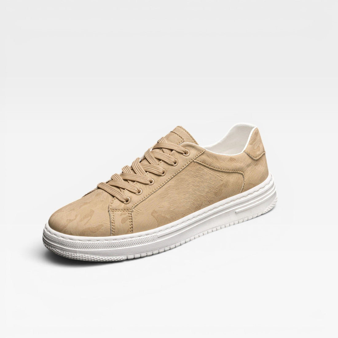 Herre Læder Sneakers – Klassiske Snøre Smart Casual Hverdags Sneakers