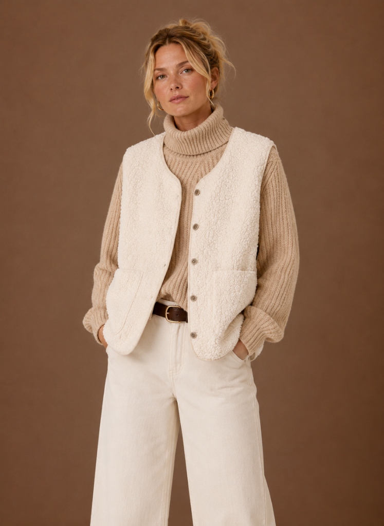 Dame Teddy Fleece Vest | Areleon