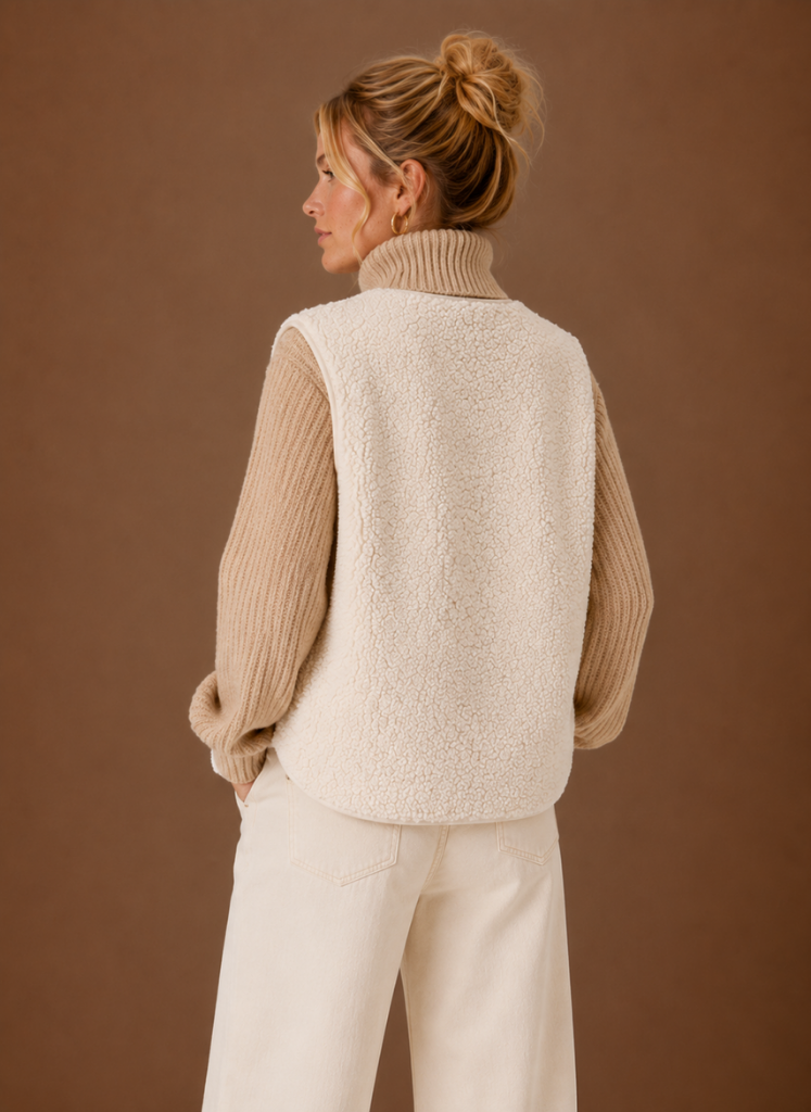 Dame Teddy Fleece Vest | Areleon