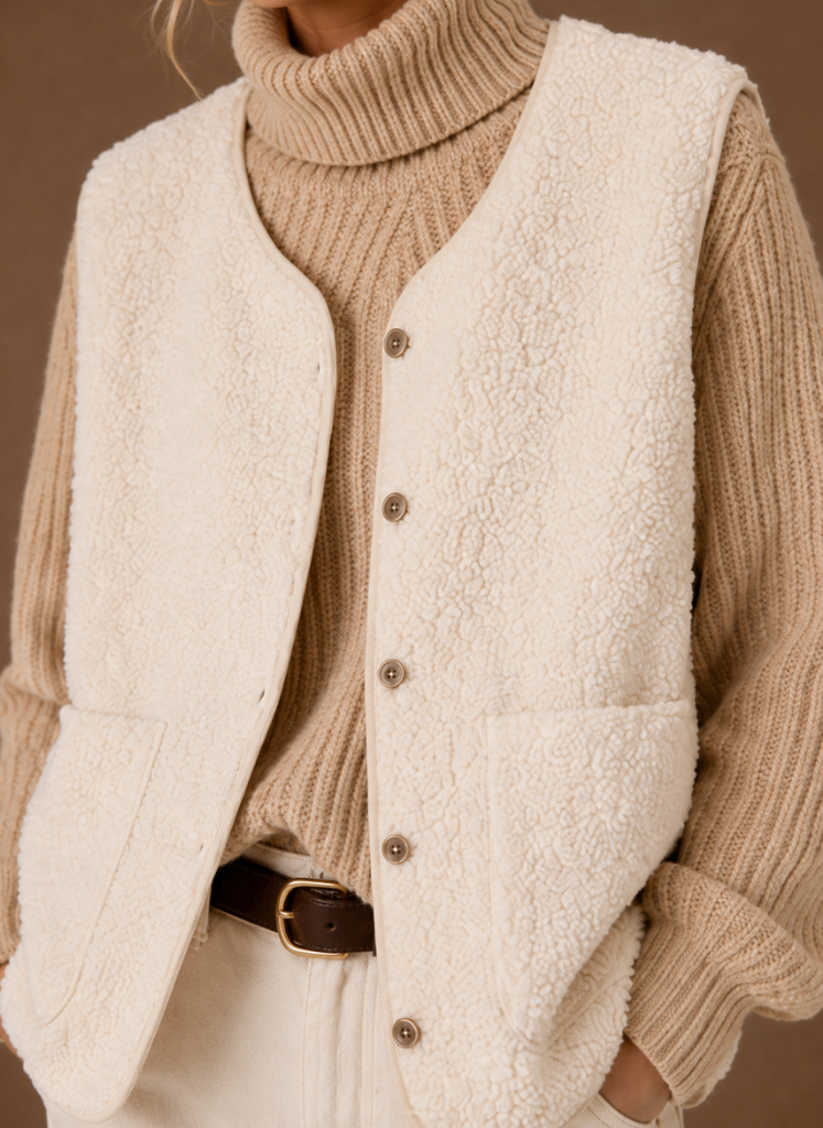 Dame Teddy Fleece Vest | Areleon