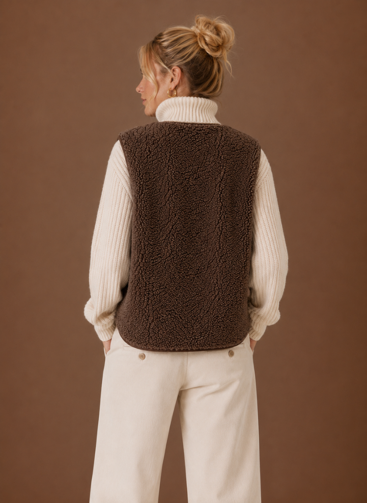 Dame Teddy Fleece Vest | Areleon