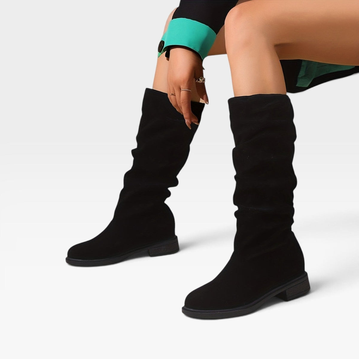 Kvinders Slouchy Suede Knæhøje Støvler