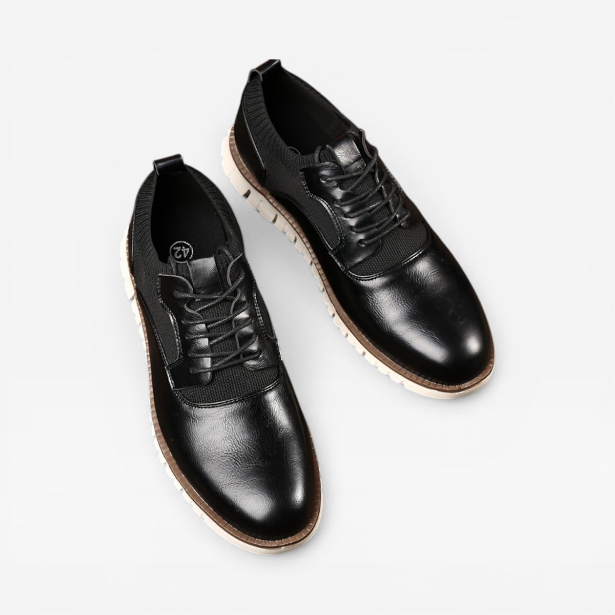 Herre Oxford Style Sneakers – Smart Casual Snørebånd Lædersneakers
