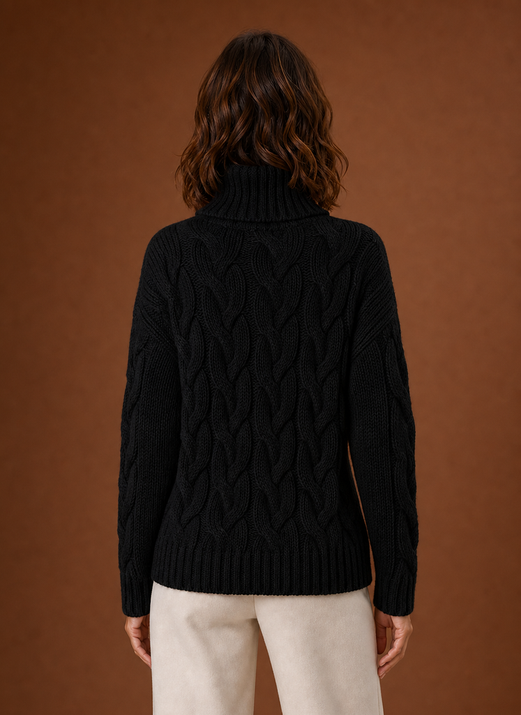 Kvinders Kabelstrik Sweater - Pullover Strikvarer | Areleon