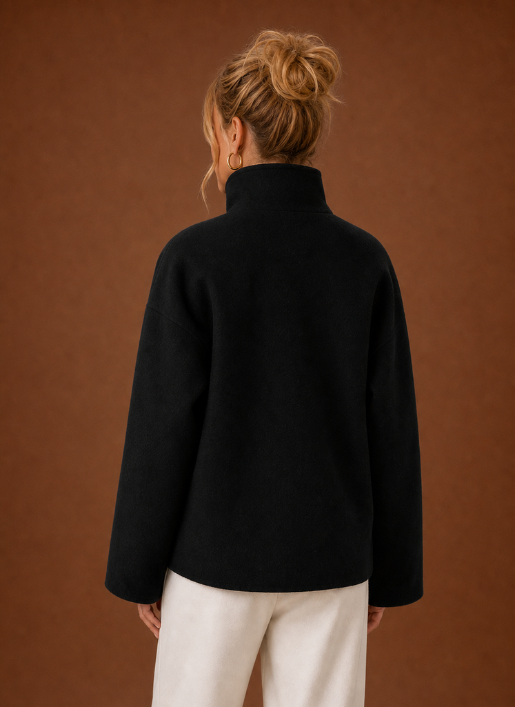 Dame Funnel Neck Jakke - Casual Jakke | Areleon