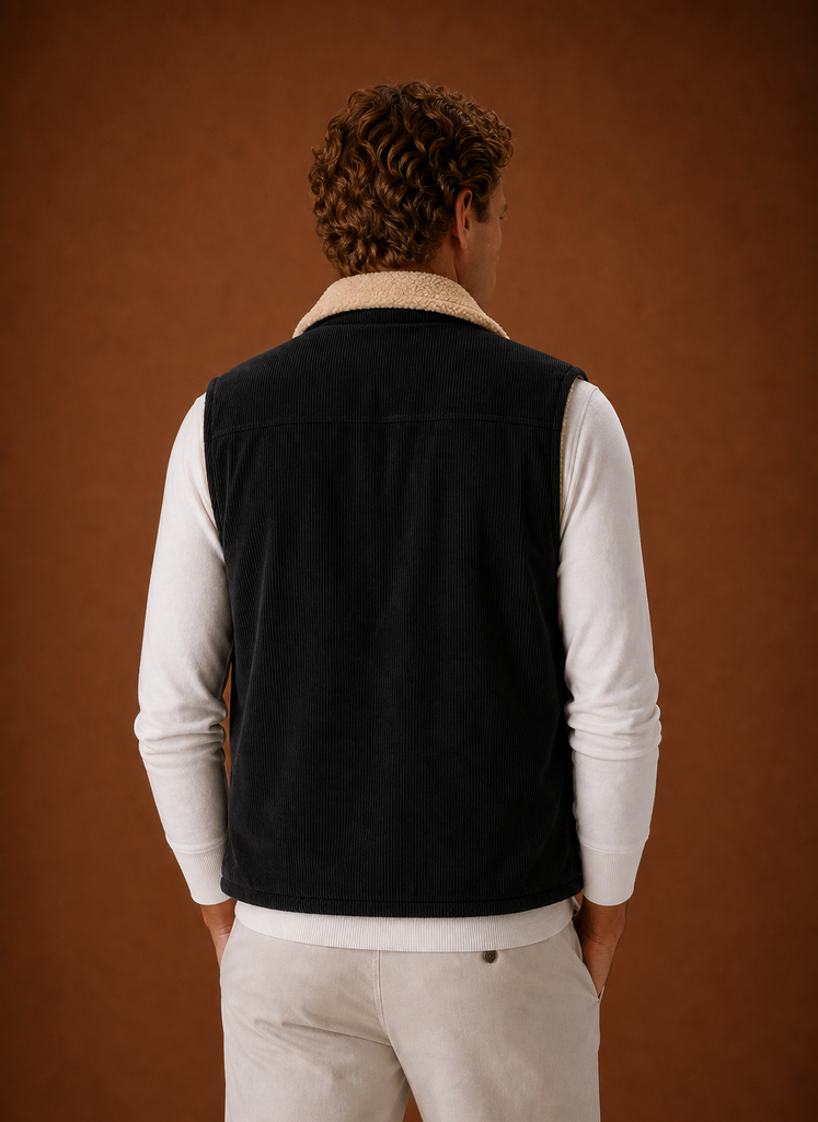 Herre Sherpa-forret Vest - Varm Vinter Gilet | Areleon