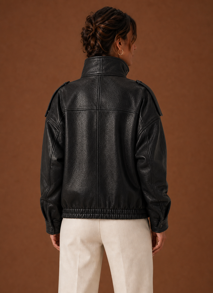 Dame Casual Jakke - Tragtkrave Jakke | Areleon