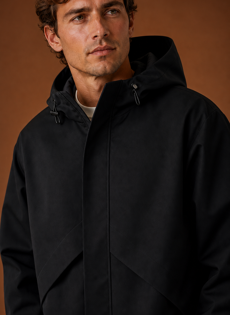 Herre Windbreaker Jakke - Hætte Outdoor Frakke | Areleon