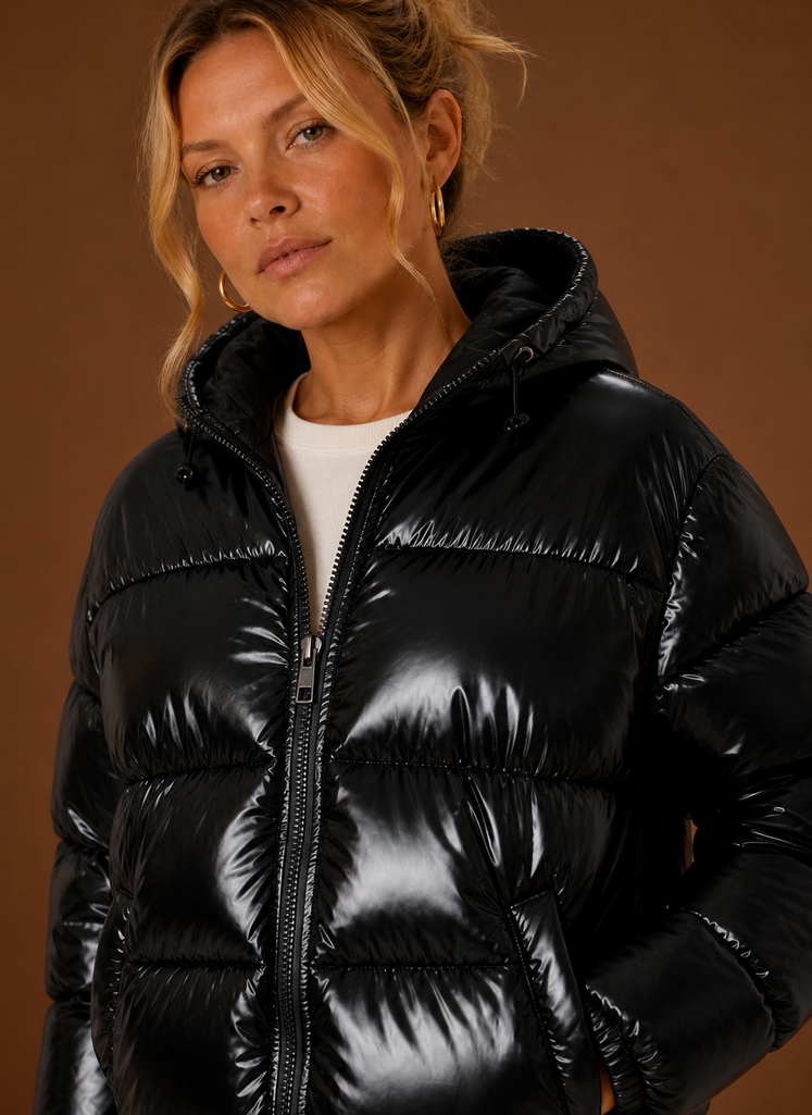 Kvinders Puffer Jakke - Oversized Vinterjakke | Areleon