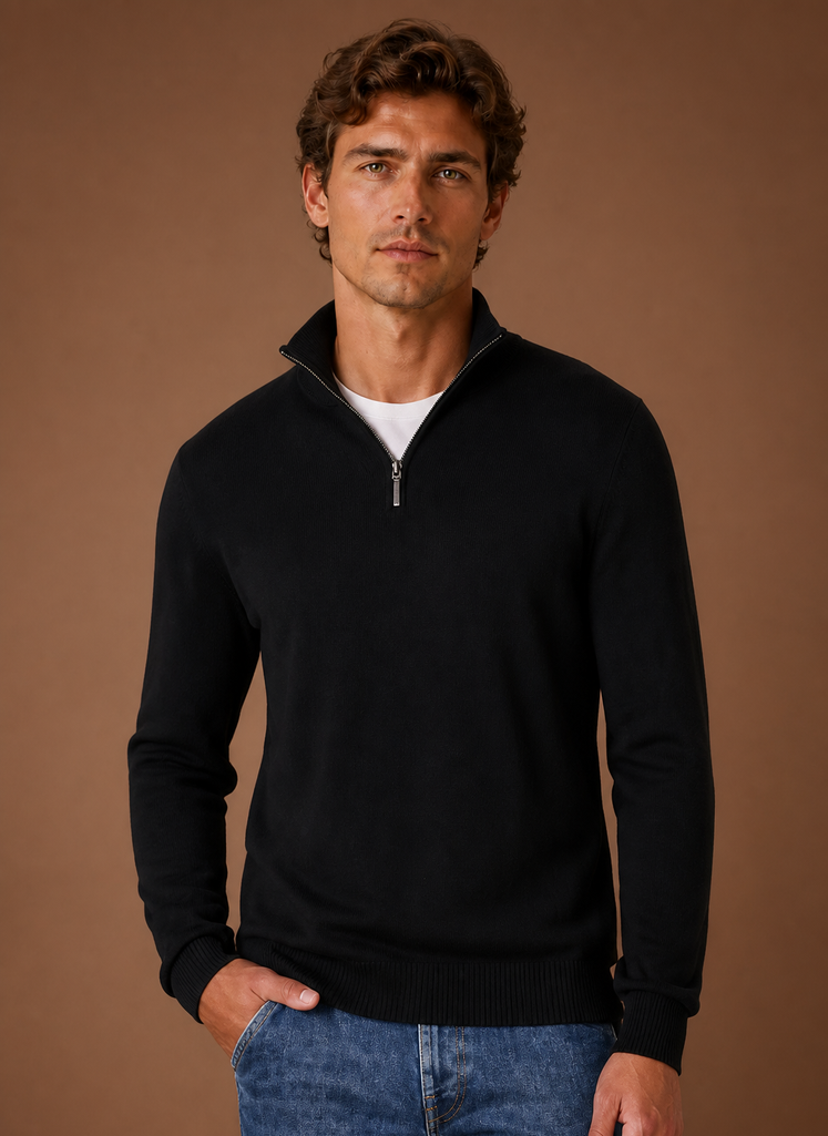 Herre Quarter Zip Sweater | Areleon