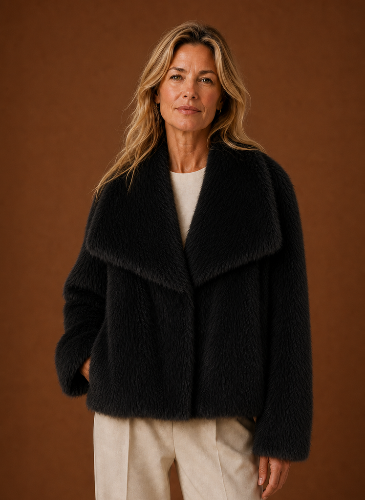 Kvinders Faux Fur Frakke - Vinterjakke | Areleon