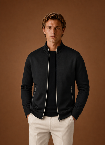 Herre Full Zip Sweater Jakke | Areleon