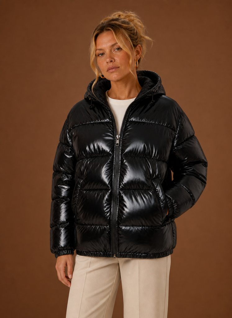 Kvinders Puffer Jakke - Oversized Vinterjakke | Areleon