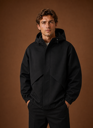 Herre Windbreaker Jakke - Hætte Outdoor Frakke | Areleon